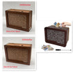 Wooden Coin Bank with Denomination Slots – Piggy Bank (Small & Large)