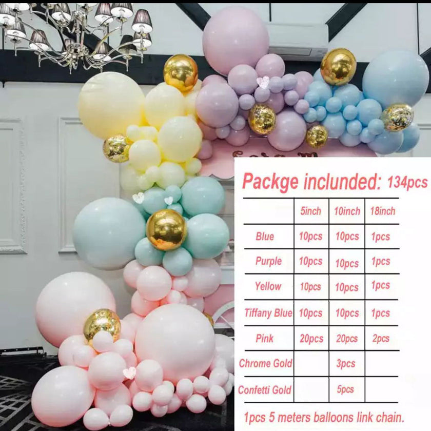 Balloon Garland Arch Kit – Multi-Style Party Decoration Set