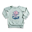 Baby/Kids' Bamboo Graphic Raglan Pullover | Ice Cream Dash On Seaglass