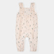 Cross Hatch Playsuit | Blue Tulips on Light Pink | Petit Lem