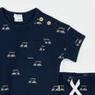 2 Piece Set | Navy with Golf Carts | Petit Lem