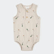 Sleeveless Romper | Golf Club on Sand | Petit Lem