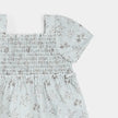 2 Piece Dress & Bloomer Set | Floral Print on Powder Blue | Petit Lem