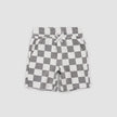 Knit Shorts | Light Grey Check | Miles the Label