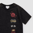 Knit T-Shirt | Black Racing | Miles the Label