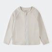 Ribbed Full Zip Rashguard | Light Grey | Petit Lem