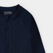 Ribbed Full Zip Rashguard | Navy | Petit Lem