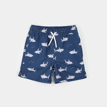Swim Trunk | Sharks on Deep Blue | Petit Lem