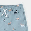 Swim Trunk | Surfing Pups on Blue | Petit Lem