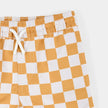 Swim Trunk | Orange Checkerboard | Petit Lem