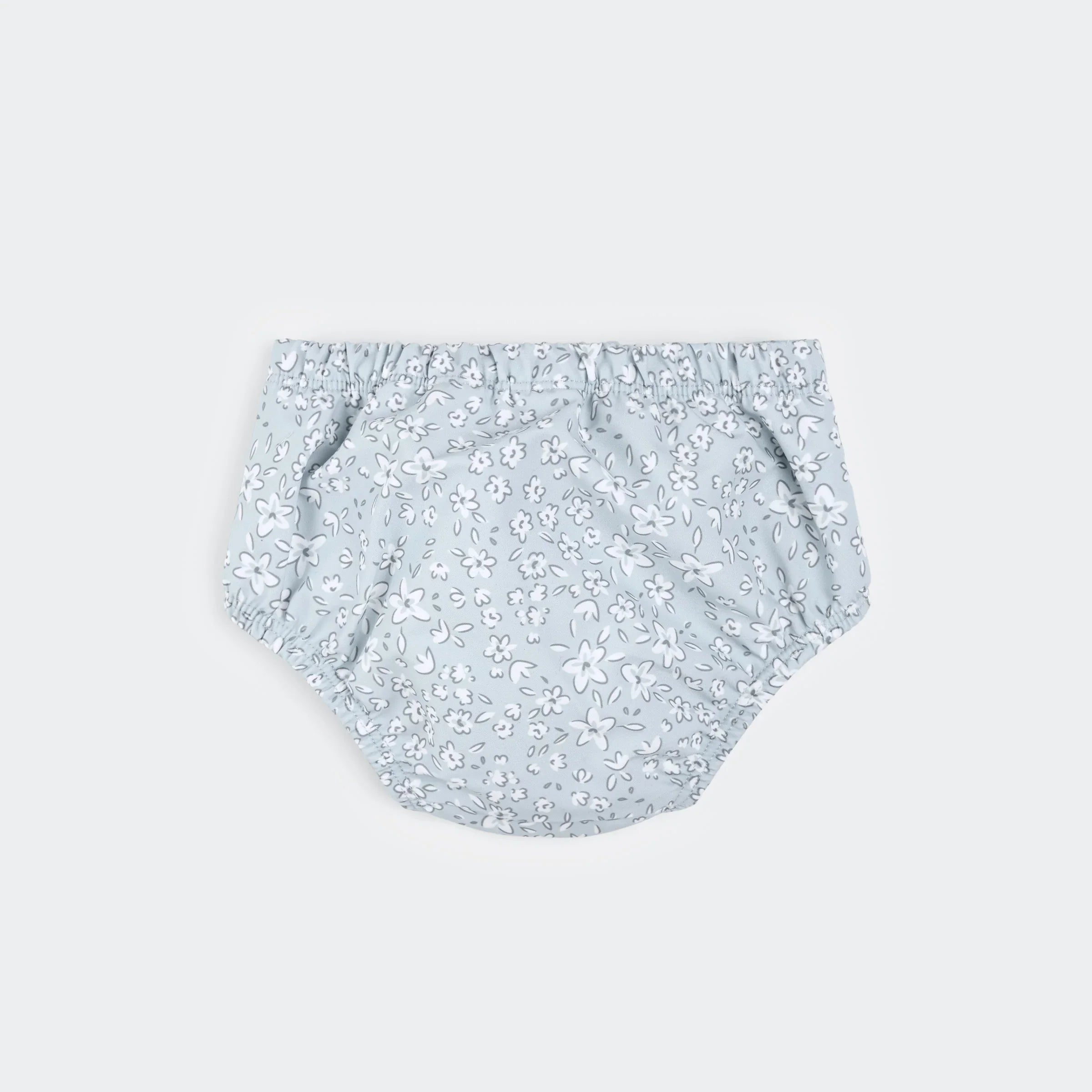 Swim Diaper | Vintage Floral on Powder Blue | Petit Lem