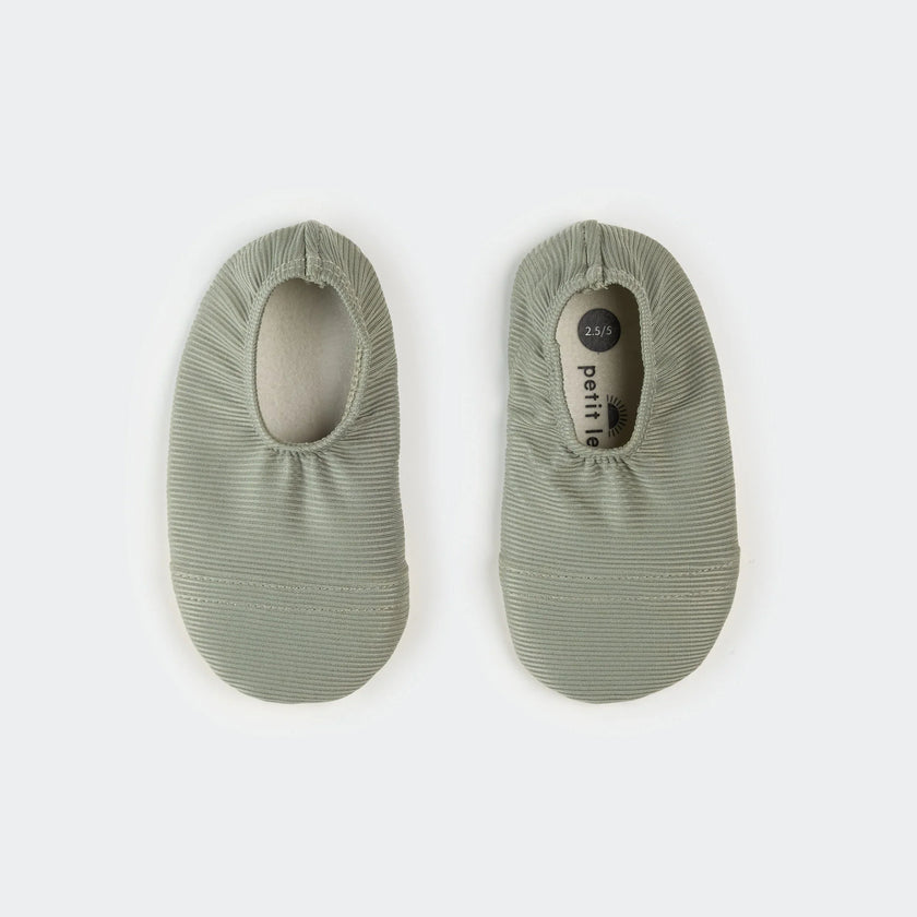 Swim Slippers | Green | Petit Lem