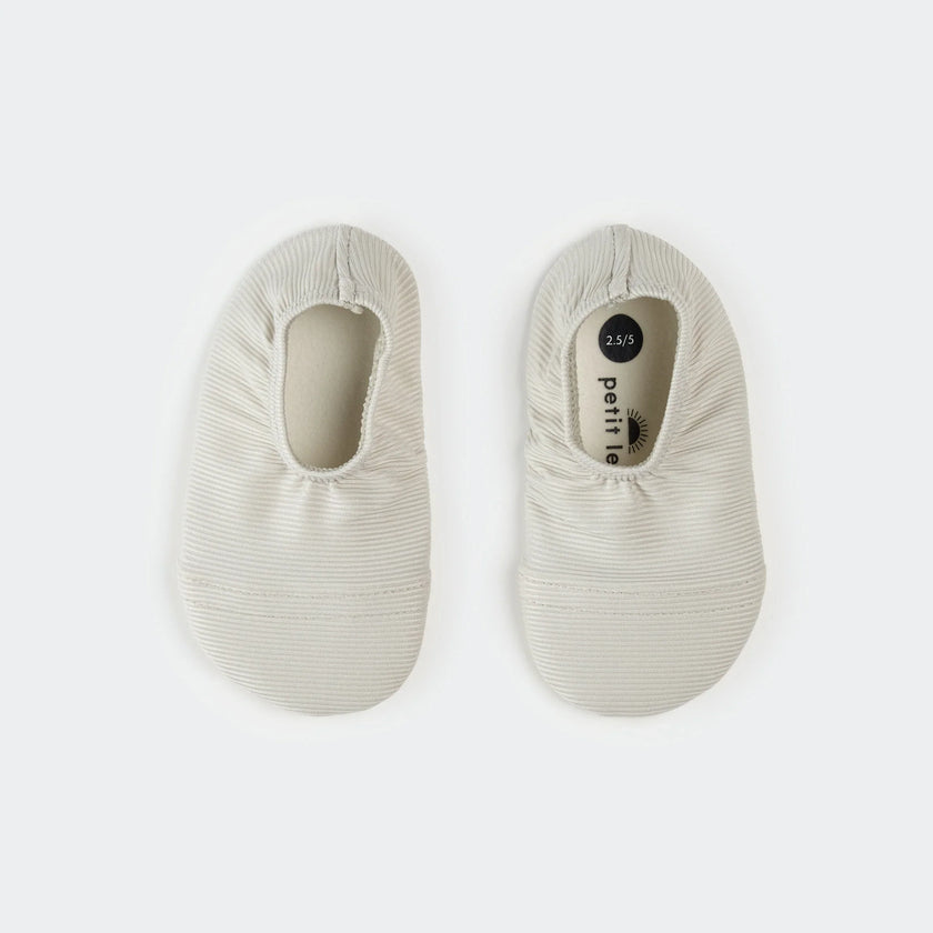 Swim Slippers | Light Grey | Petit Lem