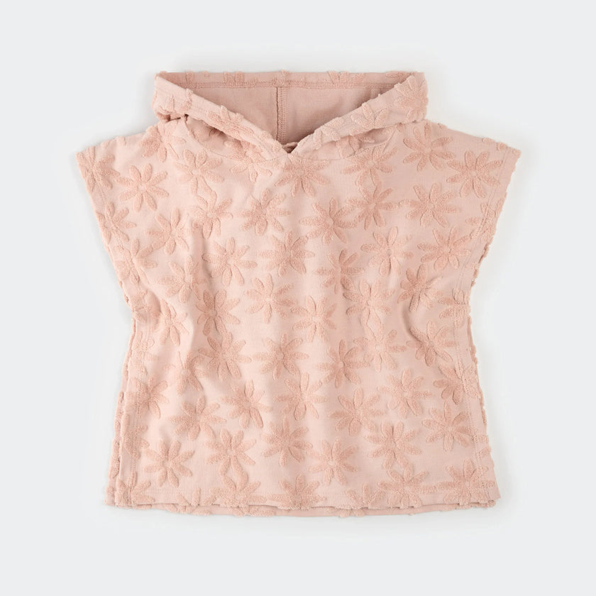 Beach Poncho | Starfish on Light Pink | Petit Lem