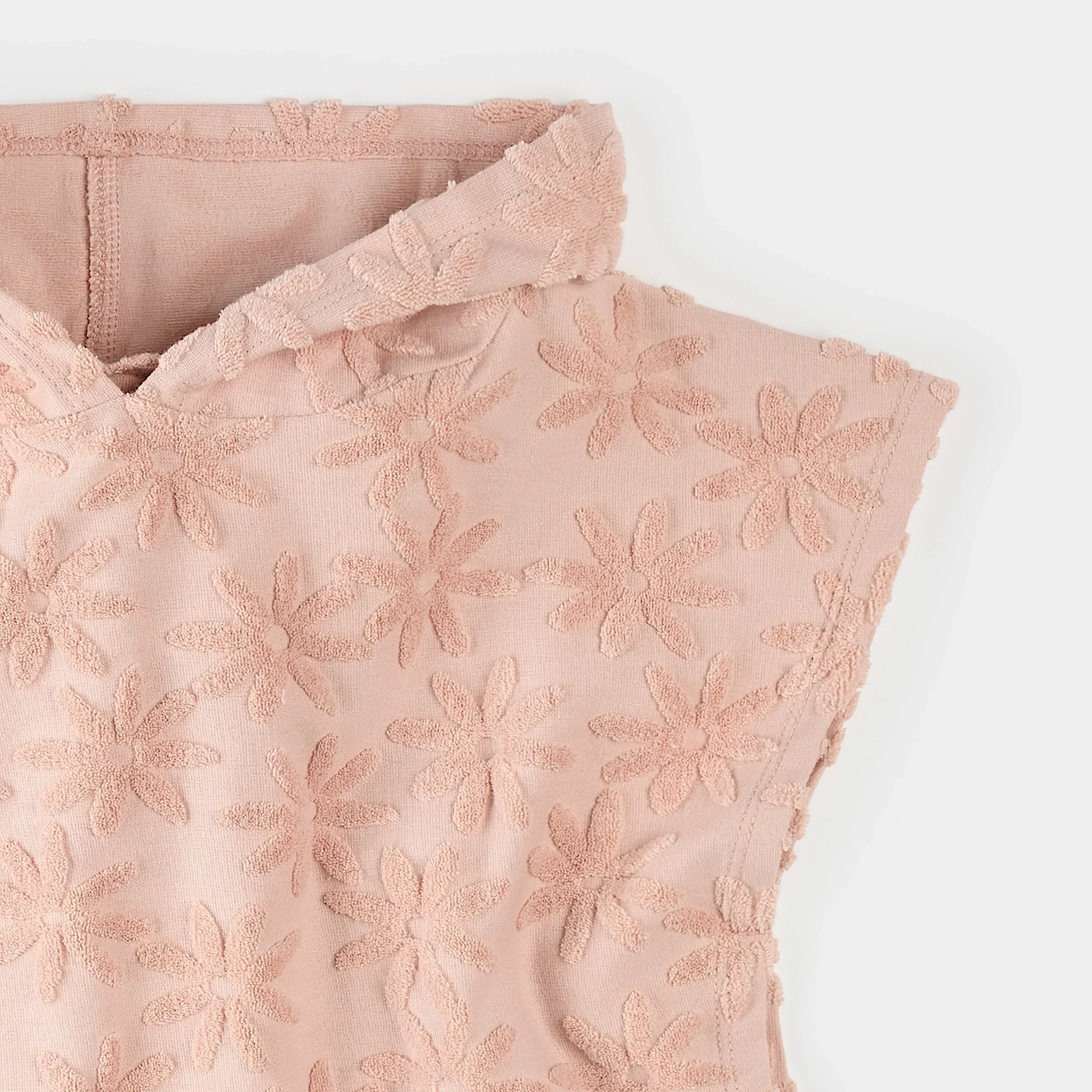 Beach Poncho | Starfish on Light Pink | Petit Lem