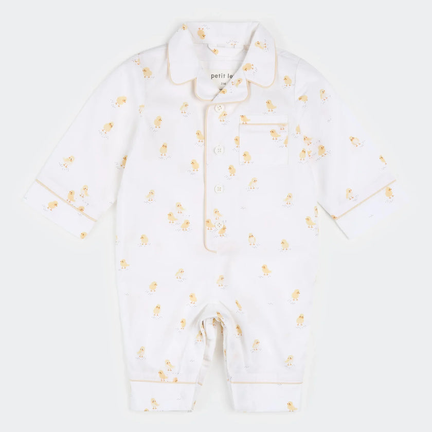 Poplin Sleeper | Chicks | Petit Lem