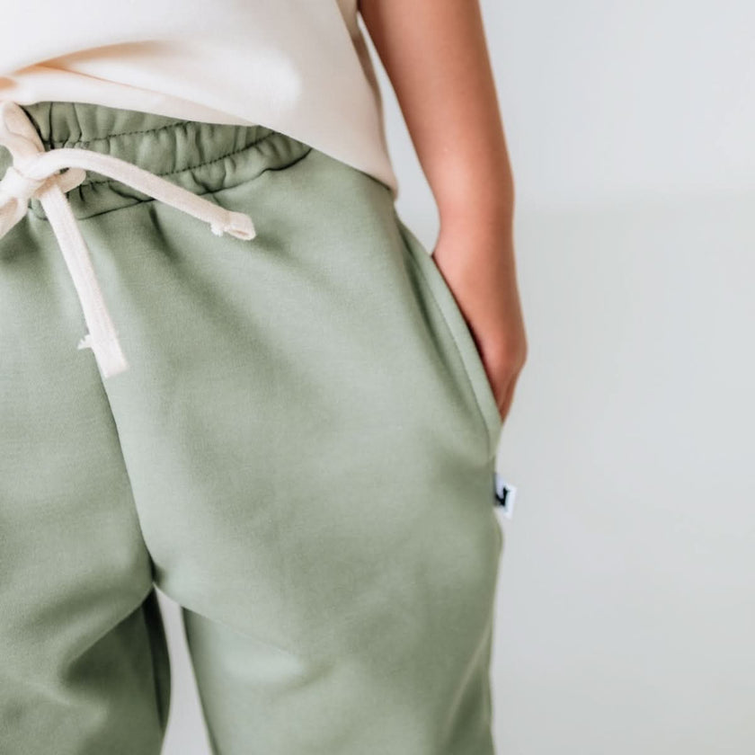Baby/Kids' Bamboo Fleece Joggers | Terracotta