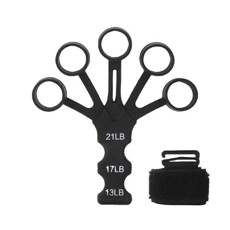 Silicone Finger Exerciser & Hand Strengthener – Finger Trainer for Guitar, Arthritis, Injury Recovery & Grip Strength