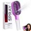 One-Click Spray Hair Brush – Anti-Frizz Detangling Mist Comb for All Hair Types