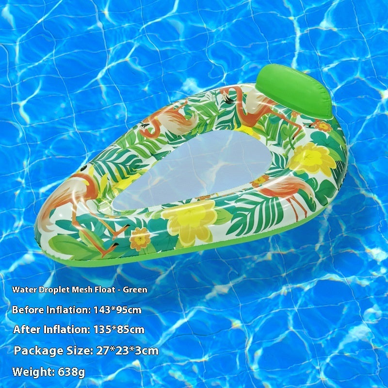 PVC Thick Sequins Wave Inflatable Floating Row