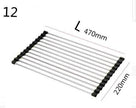 Folding Kitchen Drain Sink Rack Stainless Steel sink caddies