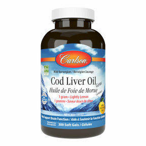 Carlson Laboratories - Cod Liver Oil Lemon (300sg)