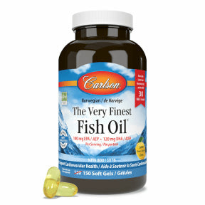 Carlson Laboratories - Very Finest Fish Oil Lemon (150caps)