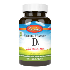 Carlson Laboratories - Vitamin D3 2500 IU 150 ct (150sg)