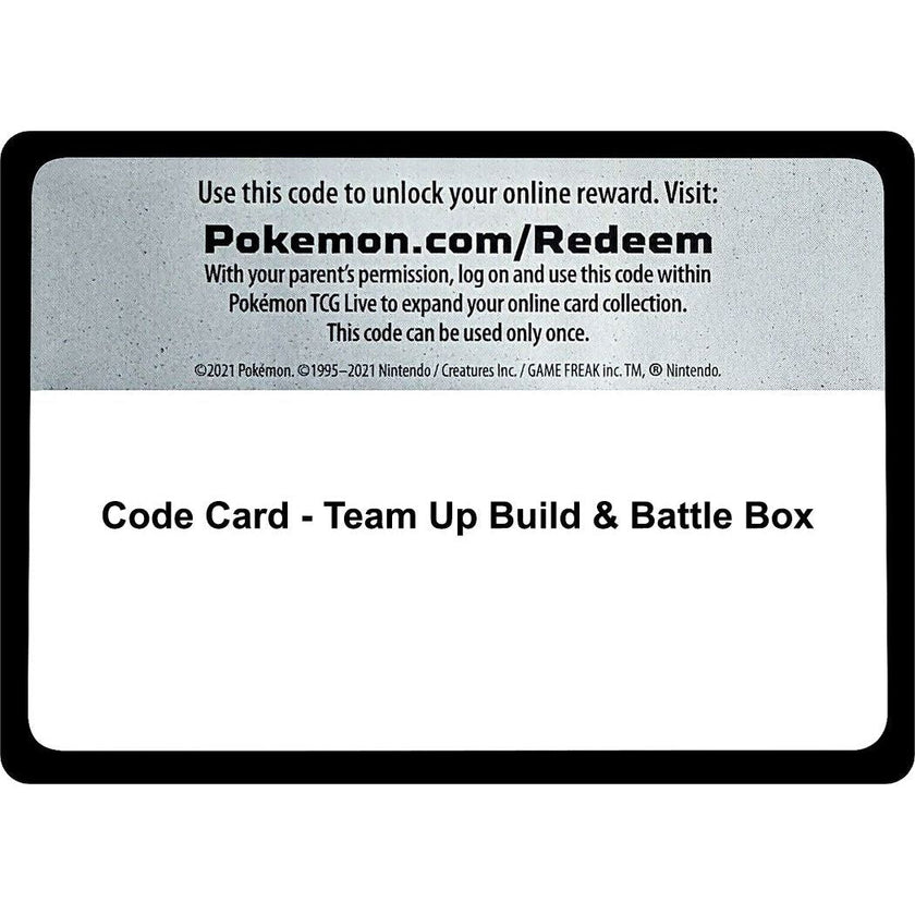 Code Card - Team Up Build & Battle Box (SM9)