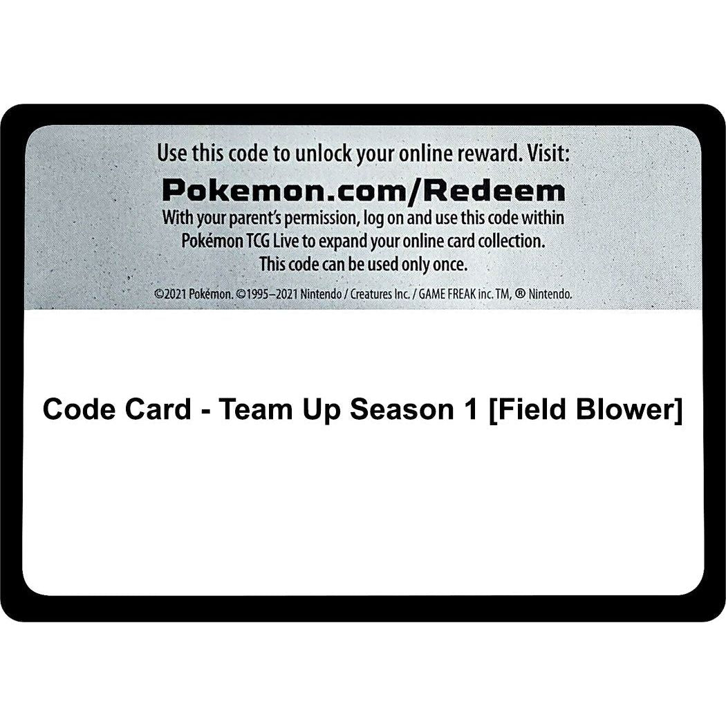 Code Card - Team Up Season 1 [Field Blower] (SM9)