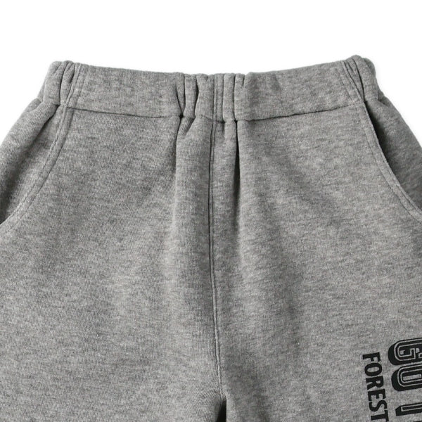 西松屋 ELFINDOLL 裏起毛ロゴプリントワイドパンツ 正規品