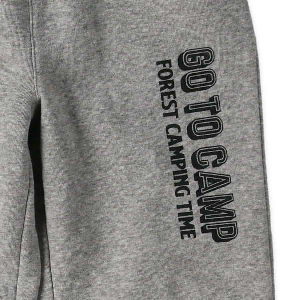 西松屋 ELFINDOLL 裏起毛ロゴプリントワイドパンツ 正規品