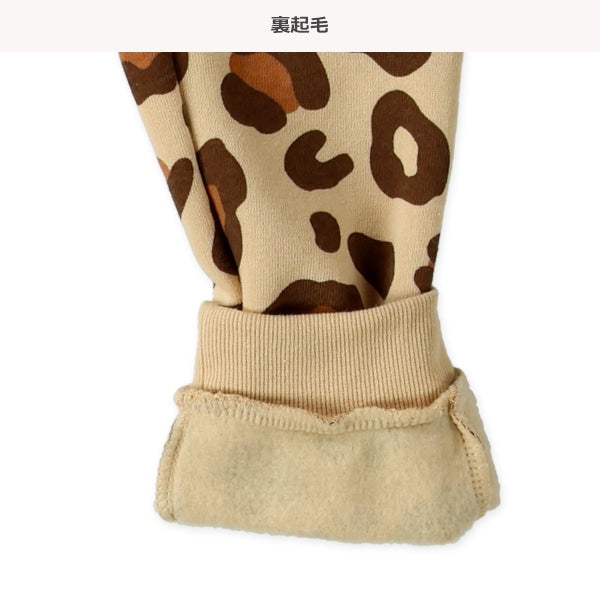 西松屋 ELFINDOLL 裏起毛アニマル柄パンツ 正規品