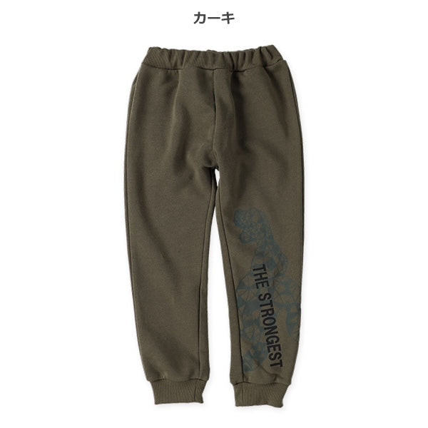 西松屋 ELFINDOLL 裏起毛デジタル恐竜パンツ 正規品