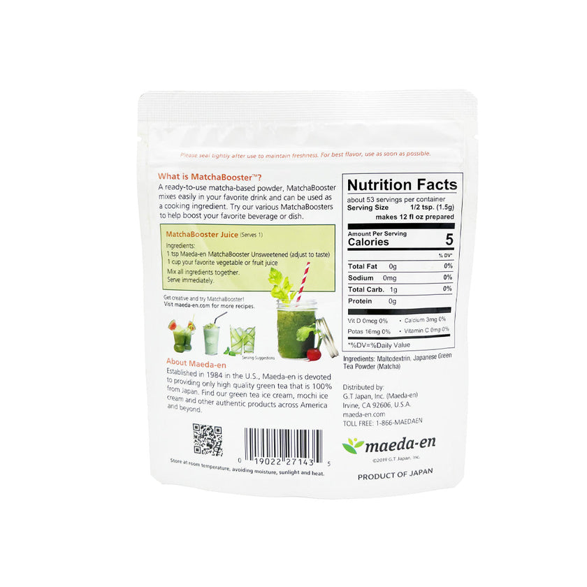Maeda-en Matcha Booster Unsweetened (80G)