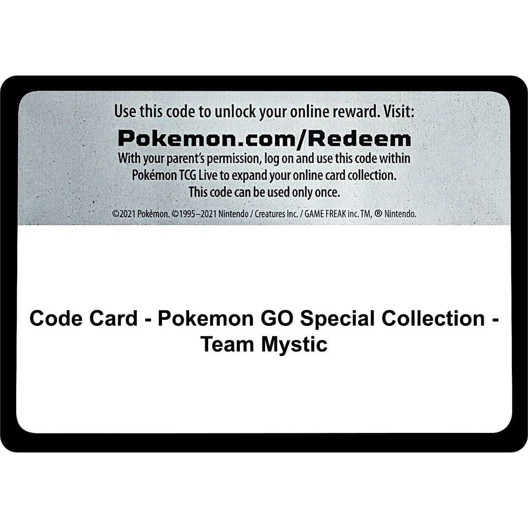 Code Card - Pokemon GO Special Collection - Team Mystic (PGO)