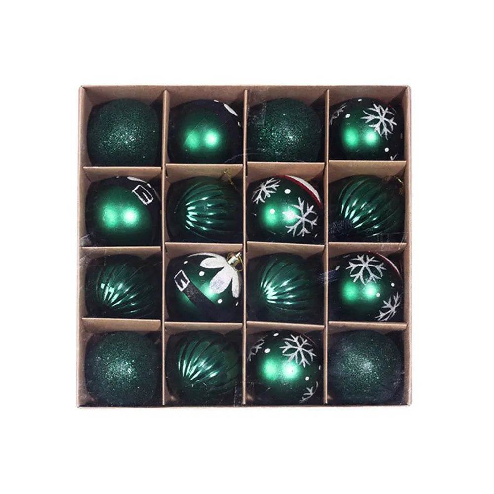 Ornament Christmas Tree Ball Decorations Xmas Ball Red Gold Silver  Blue Hanging Home Party Decor