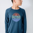 Youth Bamboo Graphic Raglan Pullover | Ice Cream Dash On Seaglass