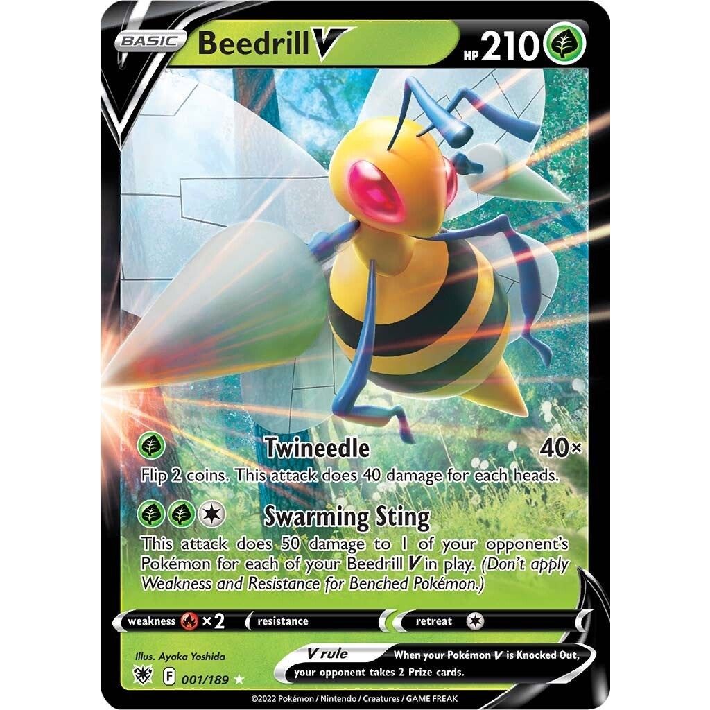 Beedrill V (001/189) (SWSH10)