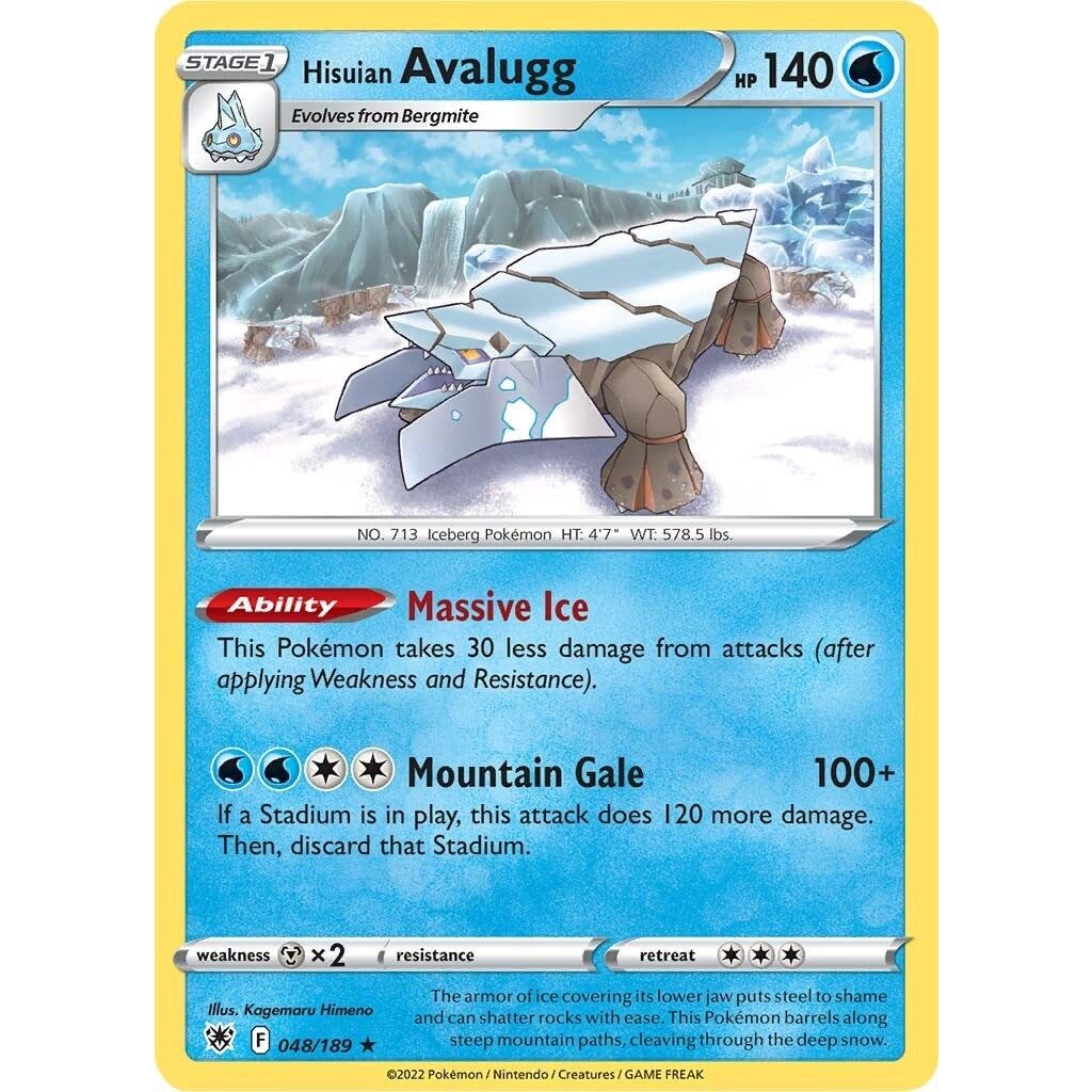 Hisuian Avalugg (048/189) (SWSH10)