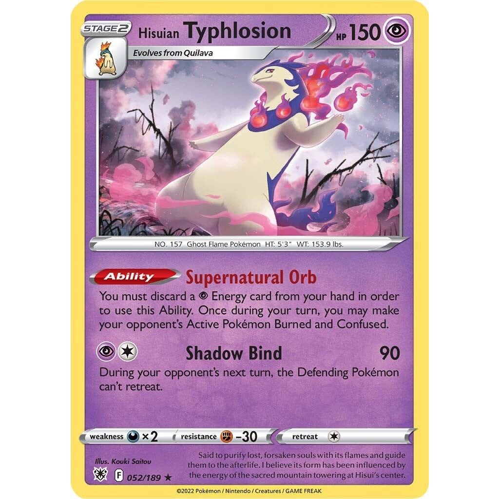 Hisuian Typhlosion (052/189) (SWSH10)