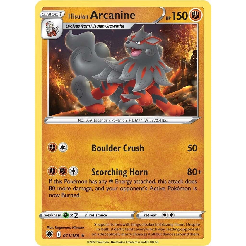 Hisuian Arcanine (071/189) (SWSH10)