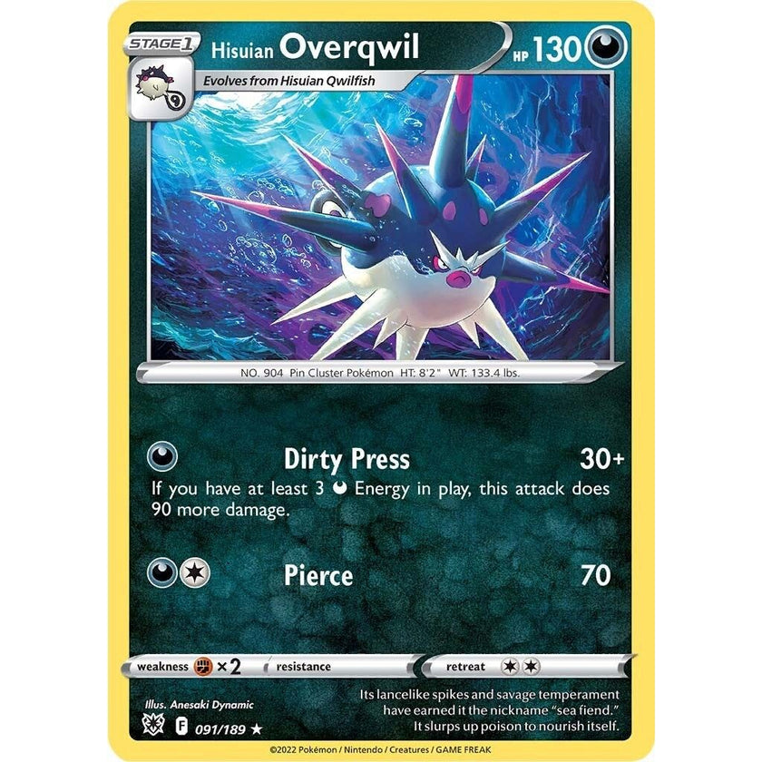 Hisuian Overqwil (91) (091/189) (SWSH10)