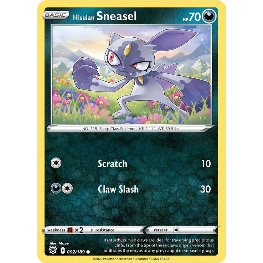 Hisuian Sneasel (092/189) (SWSH10)