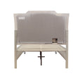 Muskan Platform Storage Bed w/Led Lighting - Champagne