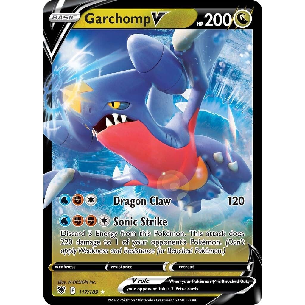 Garchomp V (117/189) (SWSH10)