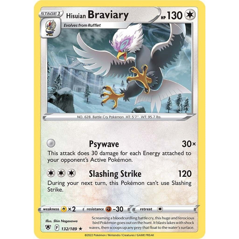Hisuian Braviary (132/189) (SWSH10)