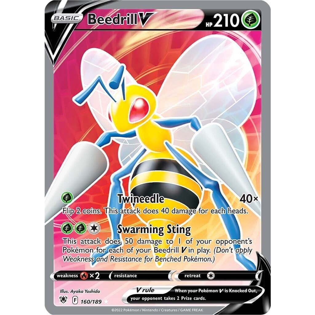 Beedrill V (Full Art) (160/189) (SWSH10)