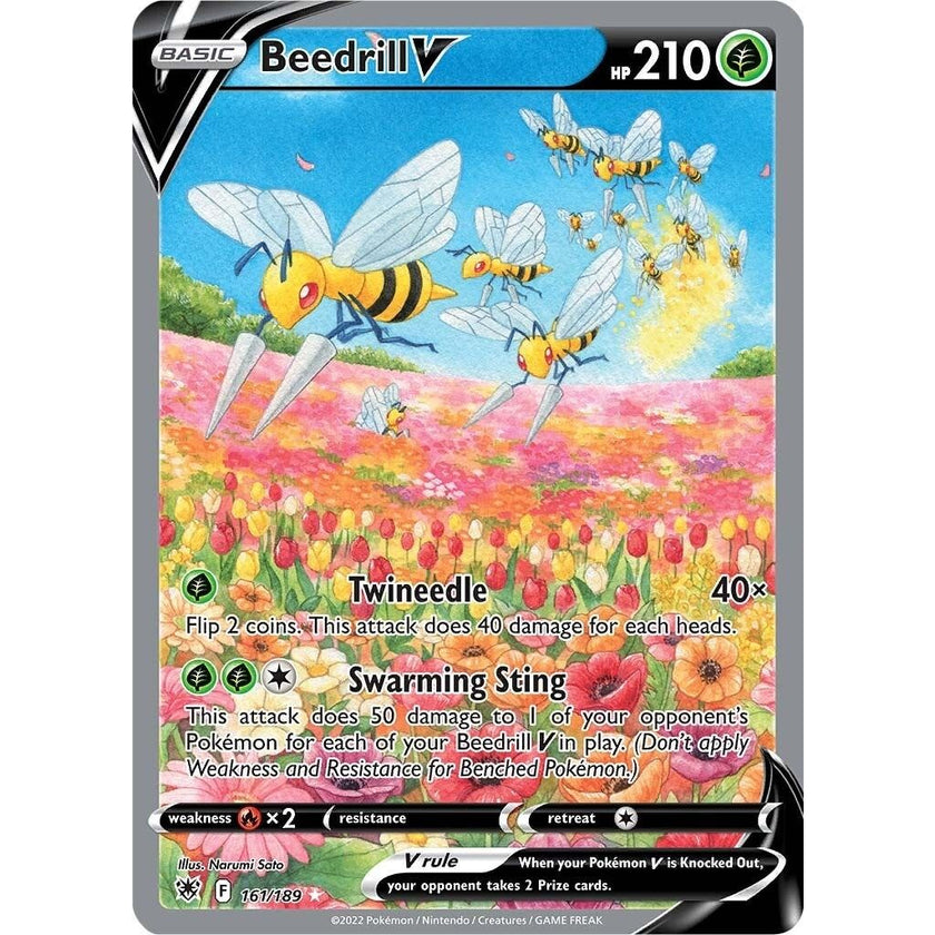 Beedrill V (Alternate Full Art) (161/189) (SWSH10)