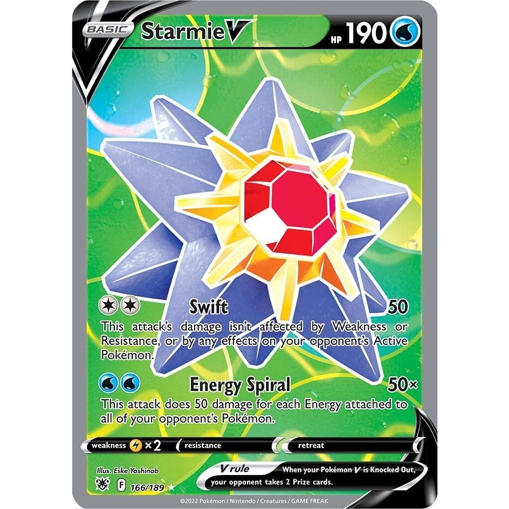 Starmie V (Full Art) (166/189) (SWSH10)